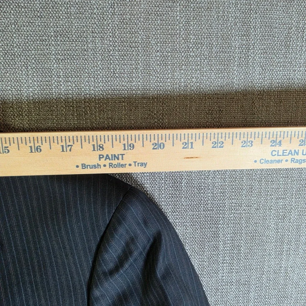 Brooks Brothers Regent Loro Piana Blazer Mens 44R Navy Blue Pinstripe 1818‎ Wool